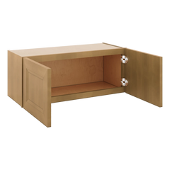 J&K Butterscotch B8 Double Door Wall Cabinet - 30" W x 12" H