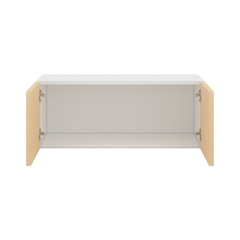 Modernform Cabinet Natural Oak 30" W X 12" H X 12" D Double Door Wall Cabinet