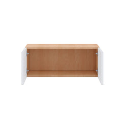 Modernform Cabinet Matte White 30" W X 12" H X 12" D Double Door Wall Cabinet
