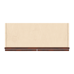 J&K Mahogany J5 Double Door Wall Cabinet - 30" W x 12" H