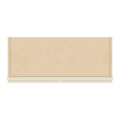 J&K Pearl Glazed H9 Double Door Wall Cabinet - 30" W x 12" H