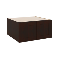 J&K Java Coffee S1 Refrigerator Wall Cabinet - 30" W x 15" H x 27" D