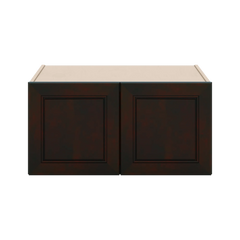 J&K Espresso K8 Refrigerator Wall Cabinet - 30" W x 15" H x 27" D