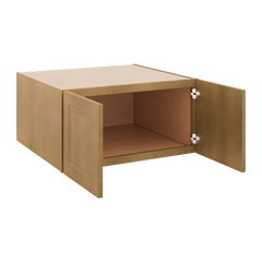J&K Butterscotch B8 Refrigerator Wall Cabinet - 30" W x 15" H x 27" D