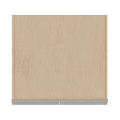 J&K Castle Grey S5 Refrigerator Wall Cabinet - 30" W x 15" H x 27" D