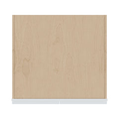J&K White Shaker S8 Refrigerator Wall Cabinet - 30" W x 15" H x 27" D