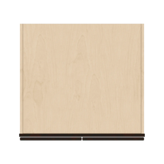 J&K Espresso K8 Refrigerator Wall Cabinet - 30" W x 15" H x 27" D