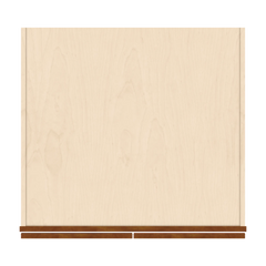 J&K Mocha Glazed K10 Refrigerator Wall Cabinet - 30" W x 15" H x 27" D
