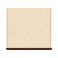 J&K Mahogany J5 Refrigerator Wall Cabinet - 30" W x 15" H x 27" D