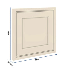 J&K Pearl Glazed H9 Dummy Door Panel 15" W x 15" H