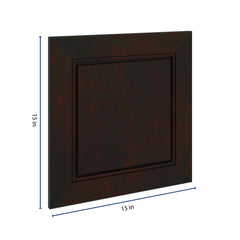 J&K Espresso K8 Dummy Door Panel 15" W x 15" H