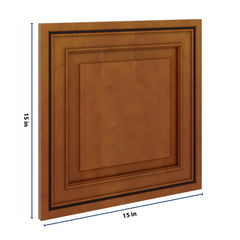 J&K Mocha Glazed K10 Dummy Door Panel 15" W x 15" H