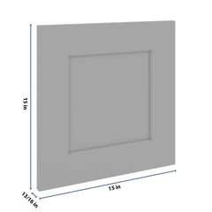 J&K Castle Grey S5 Dummy Door Panel 15" W x 15" H
