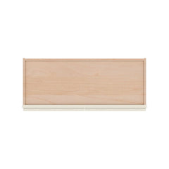 Modernform Cabinet Slim Dove White 30" W X 15" H X 12" D Double Glass Door Wall Cabinet