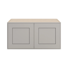 CNC Luxor Misty Grey 30" W X 15" H X 24" D Double Door Wall Cabinet