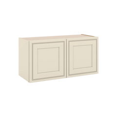 J&K Pearl Glazed H9 Double Door Wall Cabinet - 30" W x 15" H