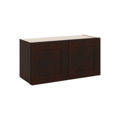 J&K Java Coffee S1 Double Door Wall Cabinet - 30" W x 15" H