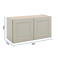 J&K Pebble B6 Double Door Wall Cabinet - 30" W x 15" H
