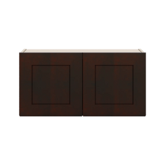 J&K Java Coffee S1 Double Door Wall Cabinet - 30" W x 15" H
