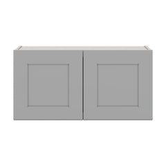 J&K Castle Grey S5 Double Door Wall Cabinet - 30" W x 15" H