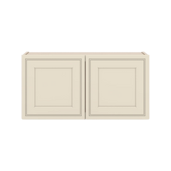 J&K Pearl Glazed H9 Double Door Wall Cabinet - 30" W x 15" H