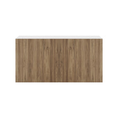 Modernform Cabinet Walnut 30" W X 15" H X 12" D Double Door Wall Cabinet