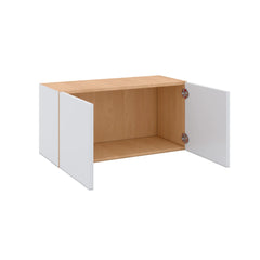 Modernform Cabinet Gloss White 30" W X 15" H X 12" D Double Door Wall Cabinet