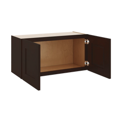 J&K Java Coffee S1 Double Door Wall Cabinet - 30" W x 15" H