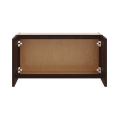 J&K Java Coffee S1 Double Door Wall Cabinet - 30" W x 15" H