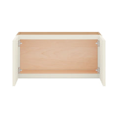 Modernform Cabinet Slim Dove White 30" W X 15" H X 12" D Double Door Wall Cabinet