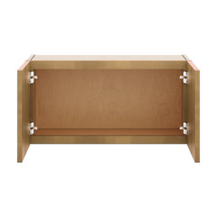 J&K Butterscotch B8 Double Door Wall Cabinet - 30" W x 15" H
