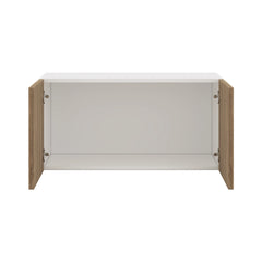 Modernform Cabinet Walnut 30" W X 15" H X 12" D Double Door Wall Cabinet