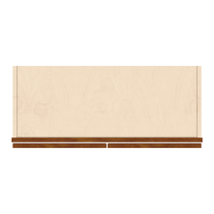 J&K Mocha Glazed K10 Double Door Wall Cabinet - 30" W x 15" H