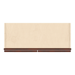J&K Mahogany J5 Double Door Wall Cabinet - 30" W x 15" H