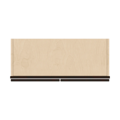 J&K Espresso K8 Double Door Wall Cabinet - 30" W x 15" H
