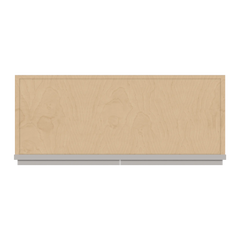 CNC Luxor Misty Grey 30" W X 15" H Double Door Wall Cabinet