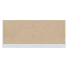 J&K White Shaker S8 Double Door Wall Cabinet - 30" W x 15" H