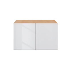 Modernform Cabinet Gloss White 30" W X 18" H X 24" D Double Door Wall Cabinet