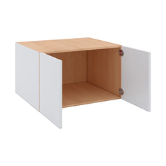Modernform Cabinet Gloss White 30" W X 18" H X 24" D Double Door Wall Cabinet
