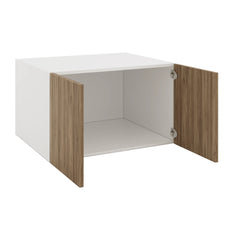 Modernform Cabinet Walnut 30" W X 18" H X 24" D Double Door Wall Cabinet