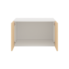 Modernform Cabinet Natural Oak 30" W X 18" H X 24" D Double Door Wall Cabinet