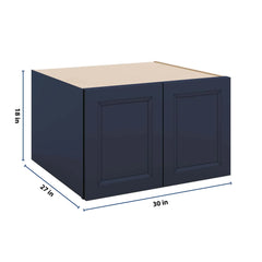J&K Naval B7 Refrigerator Wall Cabinet - 30" W x 18" H x 27" D