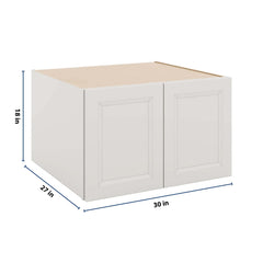 J&K Pure B5 Refrigerator Wall Cabinet - 30" W x 18" H x 27" D
