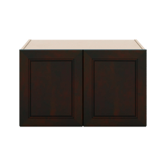 J&K Espresso K8 Refrigerator Wall Cabinet - 30" W x 18" H x 27" D