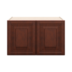 J&K Mahogany J5 Refrigerator Wall Cabinet - 30" W x 18" H x 27" D