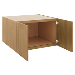 J&K Butterscotch B8 Refrigerator Wall Cabinet - 30" W x 18" H x 27" D