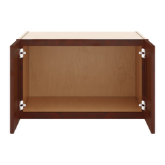 J&K Mahogany J5 Refrigerator Wall Cabinet - 30" W x 18" H x 27" D