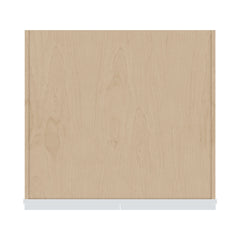 J&K White Shaker S8 Refrigerator Wall Cabinet - 30" W x 18" H x 27" D