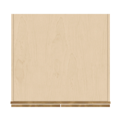 J&K Butterscotch B8 Refrigerator Wall Cabinet - 30" W x 18" H x 27" D