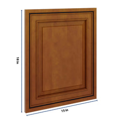 J&K Mocha Glazed K10 Dummy Door Panel 15" W x 18" H